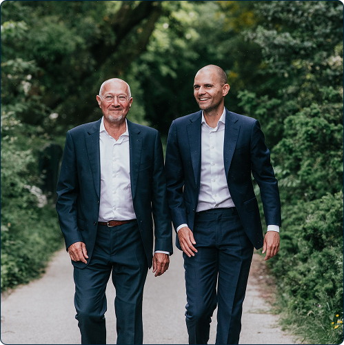 Quirinus and Christiaan Tersteeg, founders of Redoublet.com